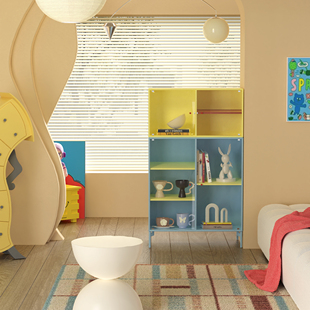 独也/Montana边柜北欧风书柜组合多巴胺彩色收纳柜餐边柜可定制