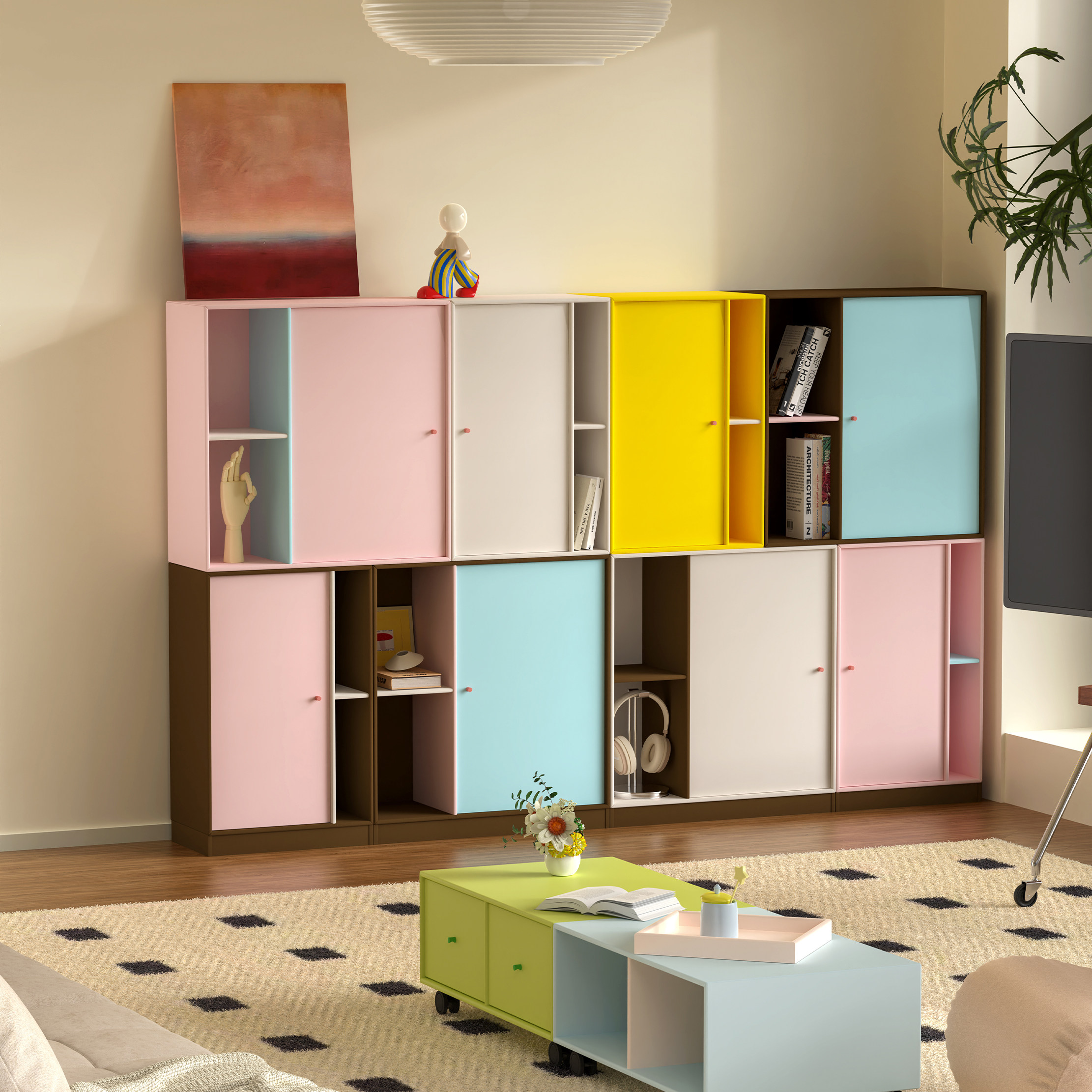 独也/Montana组合书柜现代简约多巴胺北欧风客厅满墙收纳展示柜,住宅家具,单个书柜,淘宝优惠券,粉丝福利购,淘宝优惠卷