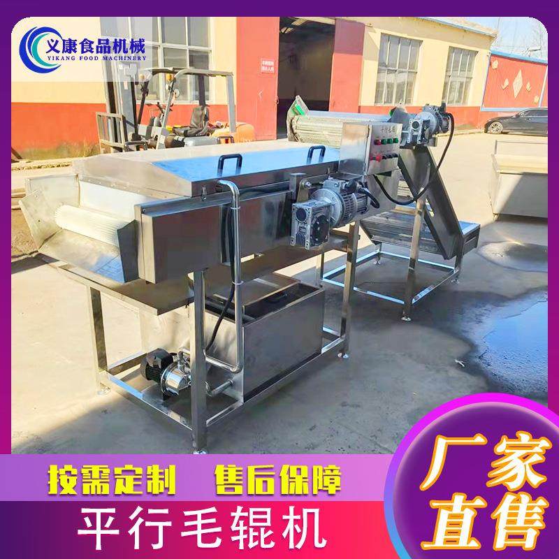 马铃薯脱泥去皮清洗机 平行滚动毛辊清洗去杂机 全自动蔬菜清洗机,机械设备,消毒灭菌设备,淘宝优惠券,粉丝福利购,淘宝优惠卷