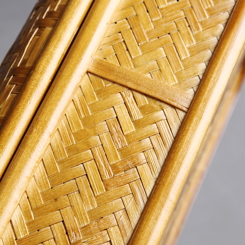 山山竹木日式竹编茶具收纳盒z漆器工艺品整理盒茶台多用途茶盘