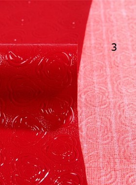 Red Faux PVC Leather Fabrics Synthetic Leather forV Rupholst