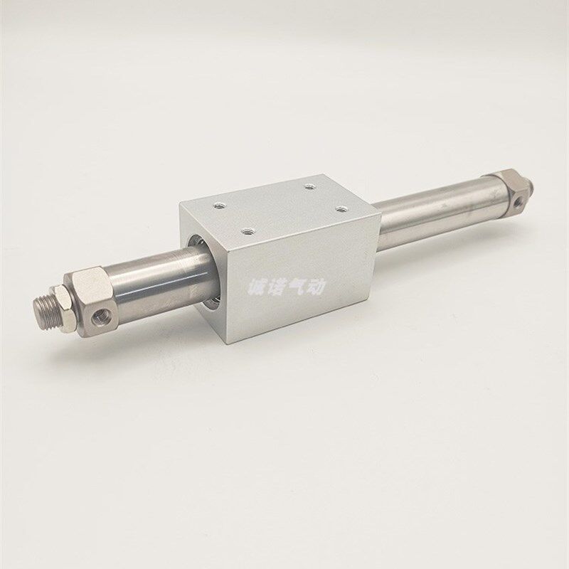 亚德客型/RMS系列/磁耦合无杆气缸/法兰型/RMS/10/M16/20/25/32-F
