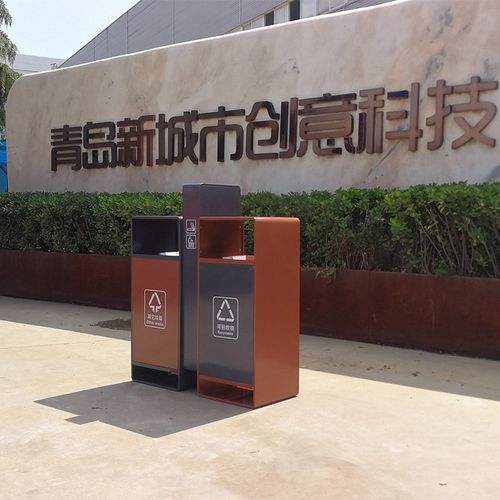 新城市户外不锈钢分类垃圾桶y金属商场市政小区果皮箱垃圾箱厂家