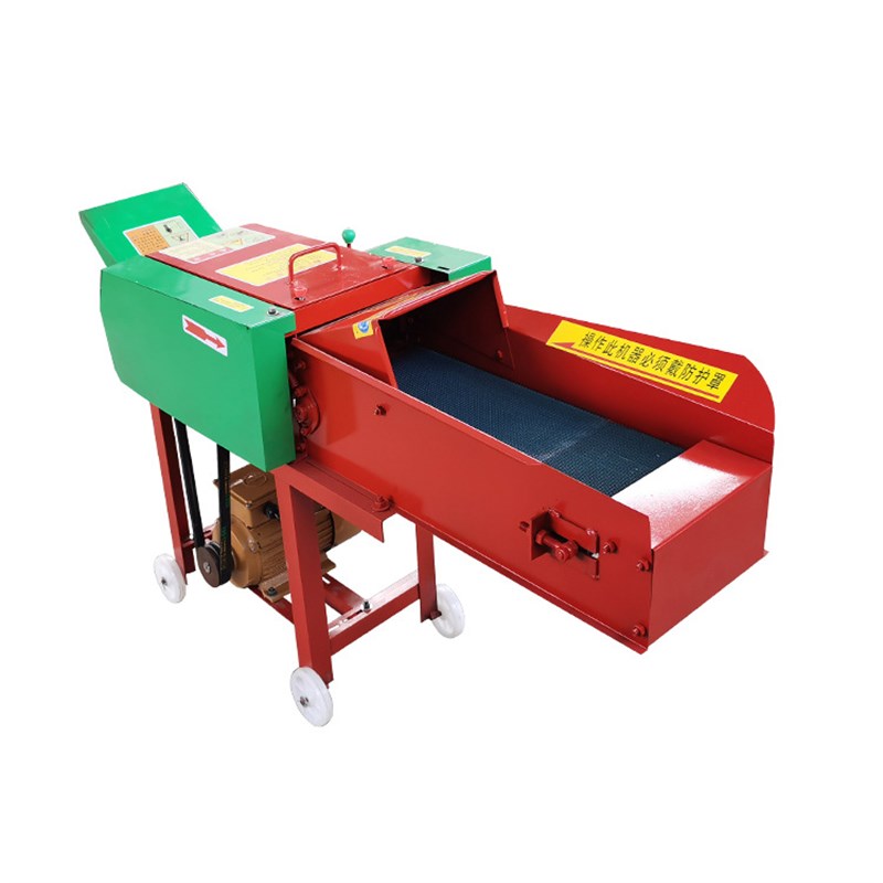 家用小型卧式铡草揉丝机鸡鸭z牛羊碎草机秸秆青贮养殖场饲料铡