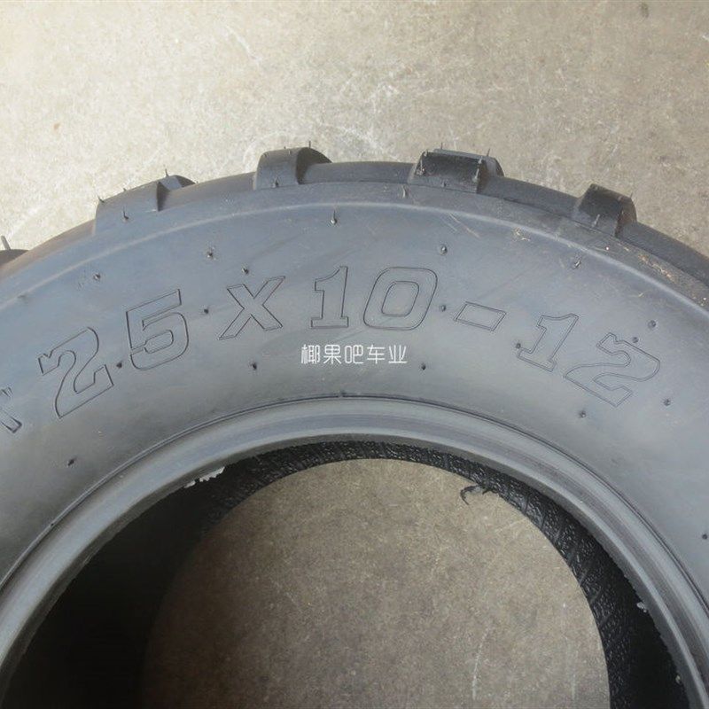 沙滩车 卡丁农夫车25X8-12 25X10-K12寸耐磨越野轮胎可配轮毂