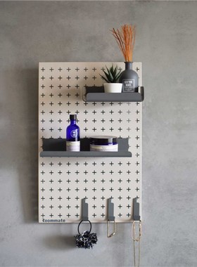 CAMINcO Roommate墙面装饰十字洞洞浴室办公墙面DIY收纳整理板组