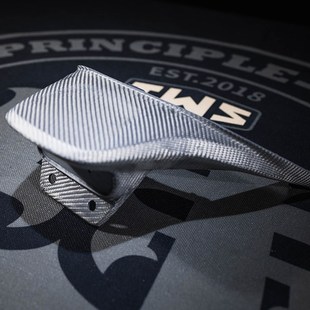 M80C 尾翼白斜纹碳纤维改装 M95C n系鸭尾 配件 zM系 九号M85C