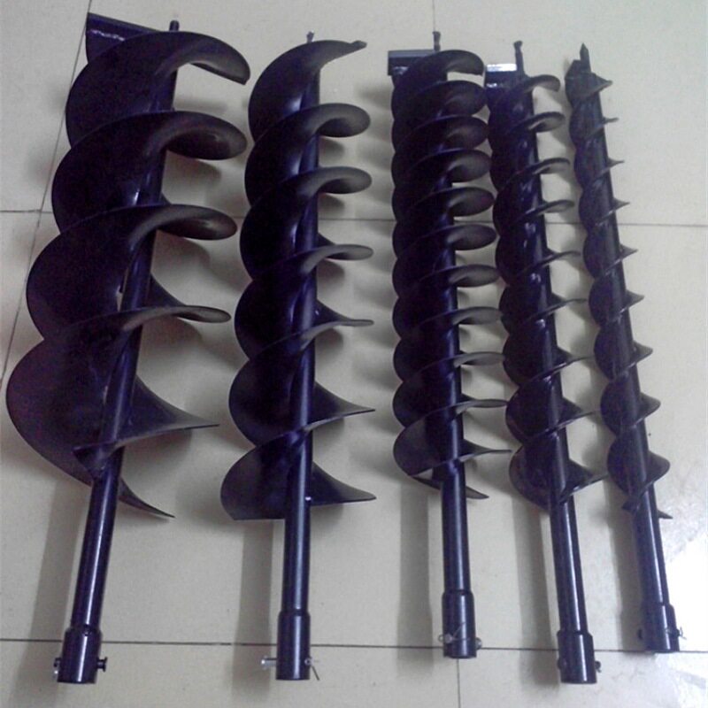 供应汽油地钻机通用配件——100MM直径双页合金钻头钻孔机钻头