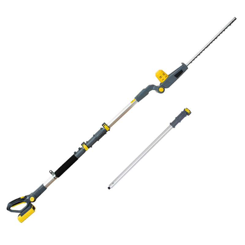 20V充电式高空绿篱修剪机电动高枝剪园林树枝剪刀伸缩加长篱笆剪