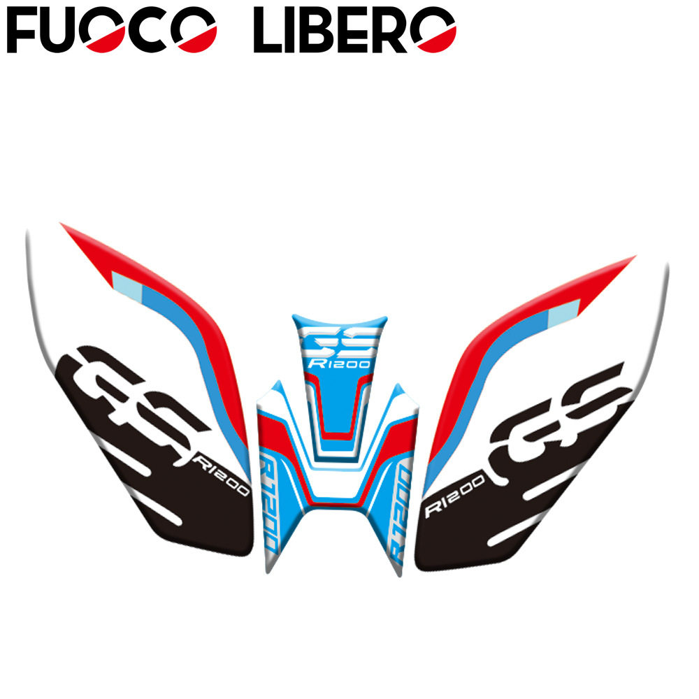 适用于宝马摩托车 R1200GS 17-22年油箱贴侧贴反光垫防护贴纸