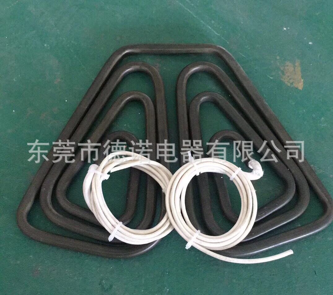 披萨炉扁型电热管 油炸锅陶瓷发热板 陶瓷加热管扁管