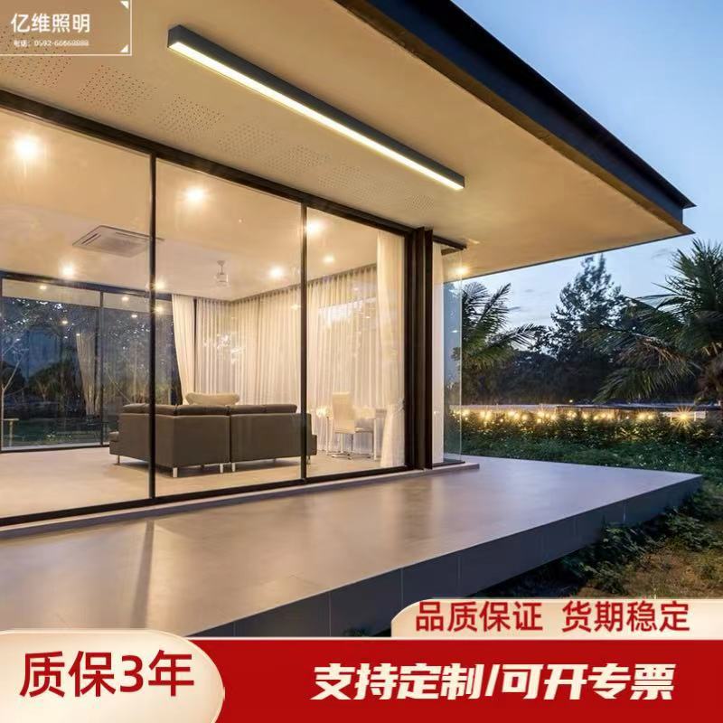 阳台灯顶灯2022年新款现代简约长条室外防水门口门厅灯户外吸顶灯图片