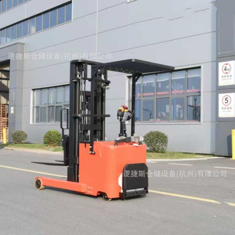 护顶架前移式电动堆高车无支腿堆高机叉车小型液压升降叉车站