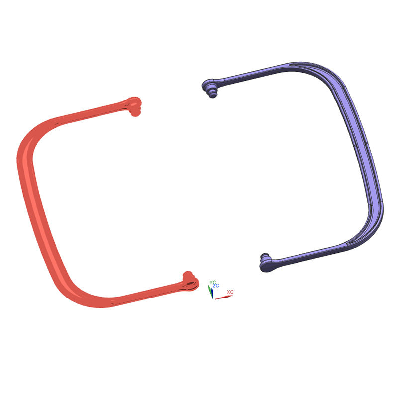 SL038塑料提手模具制作个性篮子拉手磨具 包装箱附件 ABS注塑加工