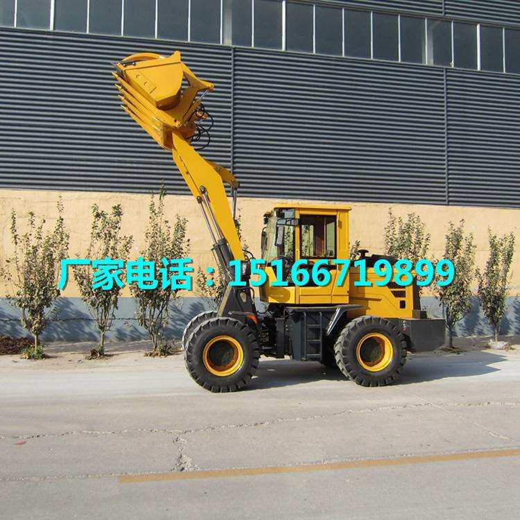 926小型工程机械装载机四轮抓草机动力强劲液压升降金尊小铲车