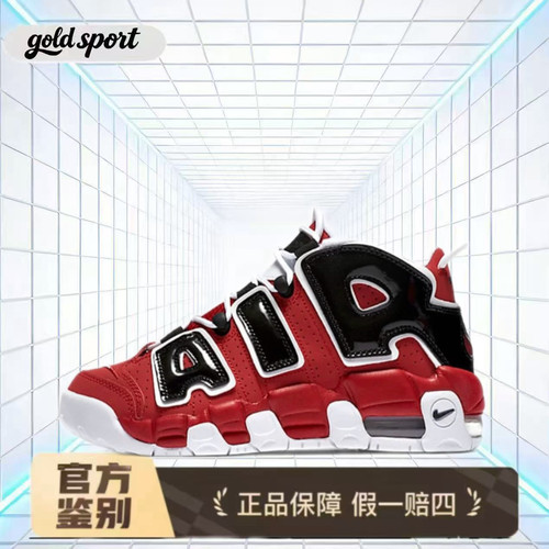 Nike皮蓬 公牛GS  黑红 男女同款  特价断码清仓415082-600江苏仓