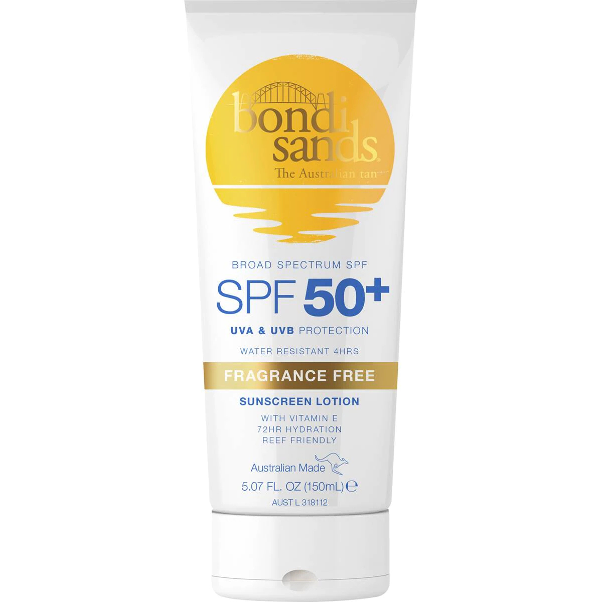 澳洲Bondi Sands防晒霜SPF50+高倍防晒全身可用150ml/500ml