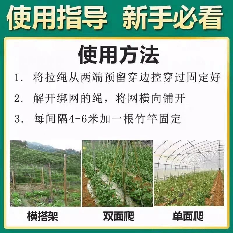 百香果豆角攀爬网黄瓜网爬藤网瓜网蔬菜丝瓜苦豆角爬藤网苦瓜