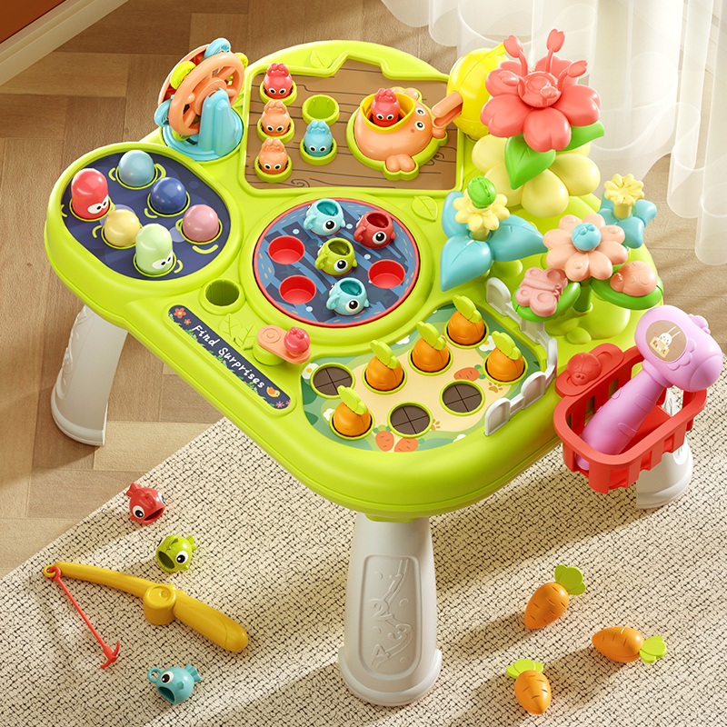 儿童游戏桌玩具宝1一2岁蒙