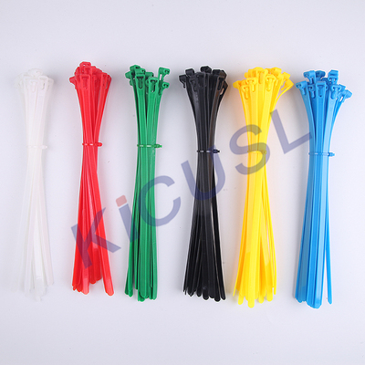 热销彩色活扣尼龙扎带8*300 8*250 8*200可松扎带100条  反复使用