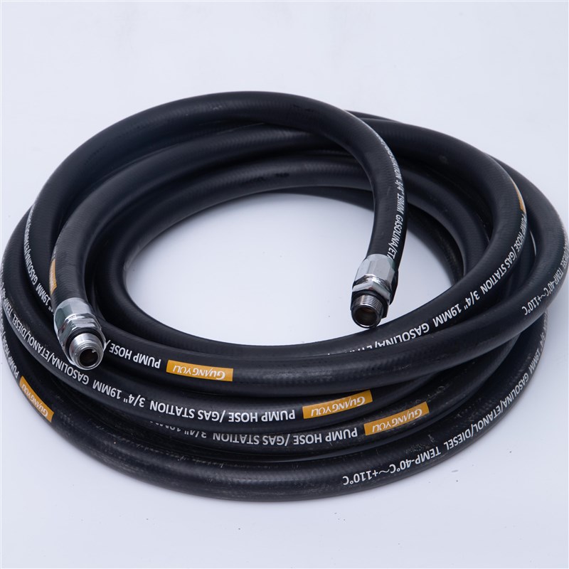 热销加柴油汽油加油机管内含钢丝耐油性橡胶耐油防静电耐腐蚀6分1