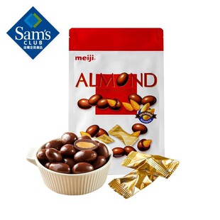 山姆代购明治(meiji)山姆会员商店在售巴旦木夹心巧克力年货零食