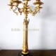 古典纯铜蜡烛台 别墅会所摆件 欧式 镀金蜡烛台 家居软装 烛台