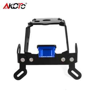 改装 23v年新款 车牌架牌照架LED灯短尾车牌架配 适用雅马哈MT09