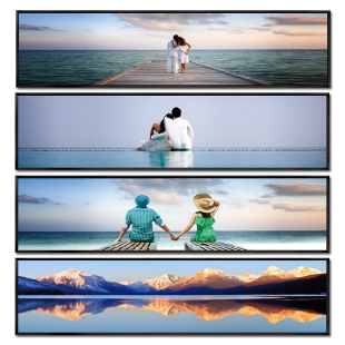 现代简约c温馨卧室床头装 饰画客厅沙发背景墙壁画浪漫房间床头画