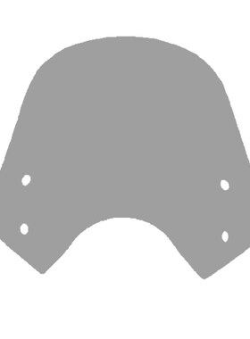 适用摩托车spacy125r前挡风玻璃WH125T-12E风挡板导流罩改装件