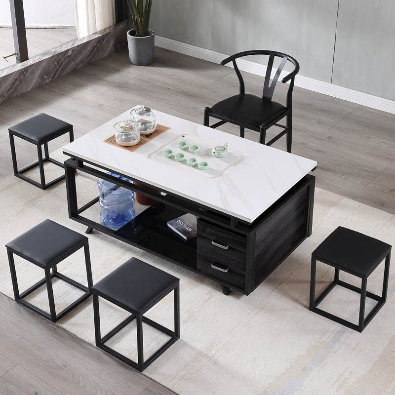 岩板功夫茶几茶具套装一体v办公室家用I小茶桌简约现代功夫泡茶台,商业/办公家具,茶几,淘宝优惠券,粉丝福利购,淘宝优惠卷