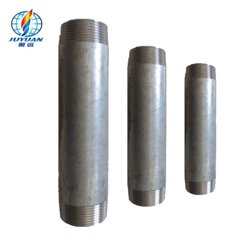聚远JUYUANDN20镀锌管加长外丝双E公螺丝双丝头短节水管铁管管接