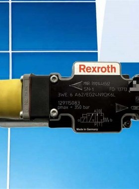 力士乐Rexroth电磁阀R901446562 3WE6A62/EG24UN9DK6L 现货