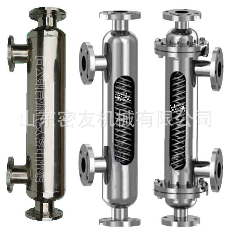 江苏盐城蒸汽供暖热交换器小区酒店地暖换热器螺旋缠绕式换热器