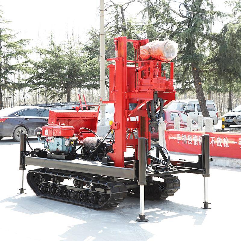 大口径降水井钻机履带打井机正循环钻井机履带打井机正循环钻机