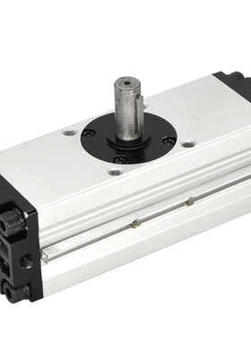 CRA1B旋转回转摆动n气缸双出轴转动气缸90度180度齿轮旋转角度气