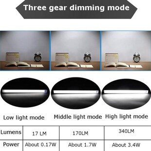 vDesk LED Lamp Dimmable Foldable Touch Adjustable