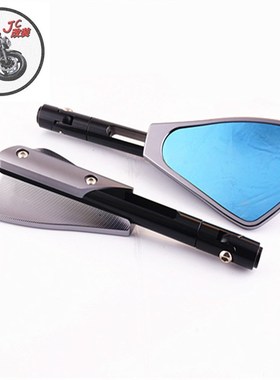 适用Kawasaki Z650 650 BABS改装后视镜摩托车防眩光铝合金反光镜