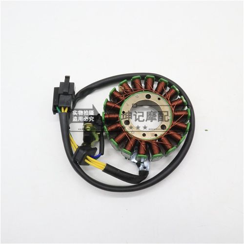 适用铃木锐爽EN125-2A2E2F3A3E3FJ摩托车磁电机充发电点火线圈定