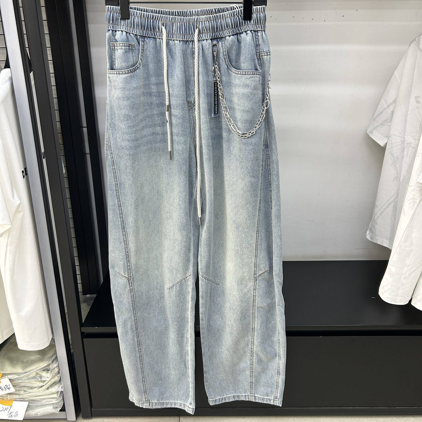 街头男人帮正品2026年夏季新品男装牛仔裤BB4675509
