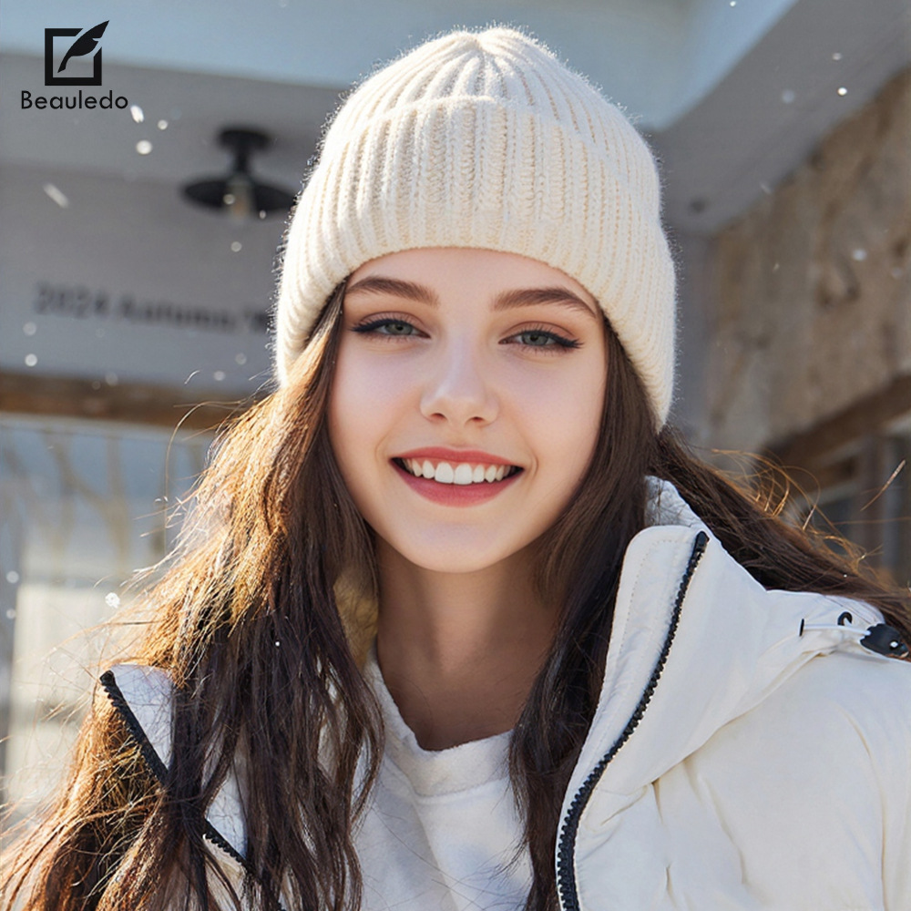 2024新款本命新年红色羊毛帽子女