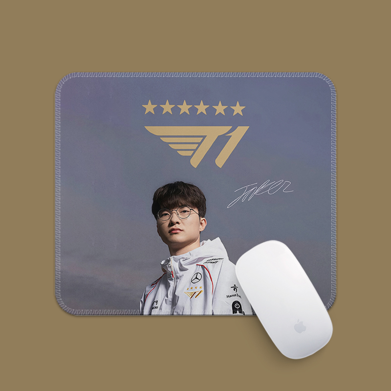 s15英雄联盟全球总决赛6星T1FAKER鼠标垫2025新款可定制图案文字