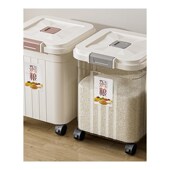 米桶家用防虫防潮密封食品级米缸装 面粉50斤 大米储米箱L2024新款