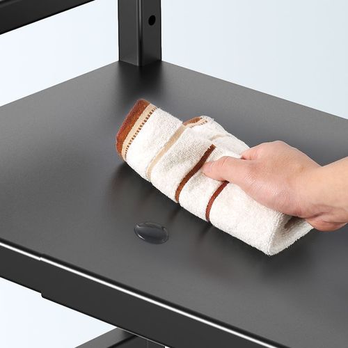 厨房烤箱微波炉架子置物架台面双层三层多功能可伸缩Y多层收纳架