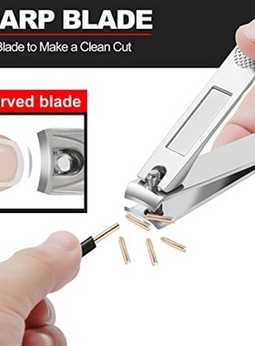 极速3 Pack Nail Clippqers Set- Stainless Steel Fingernail &