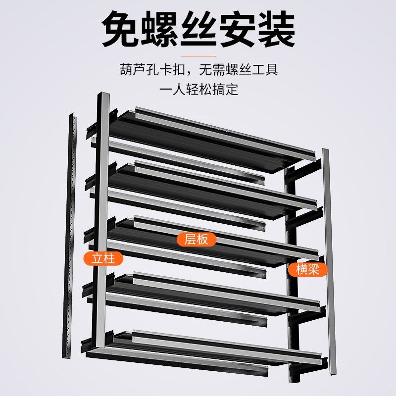 家用仓储a货架多层置物展示架阳台仓库货物储物架地下室收纳铁架,商业/办公家具,仓储货架,淘宝优惠券,粉丝福利购,淘宝优惠卷