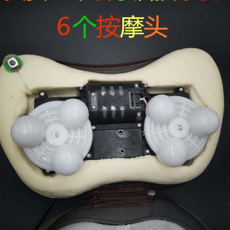 美资宝66d3家用载车两用按摩枕 靠垫颈肩腰部揉捏按摩靠枕全身按
