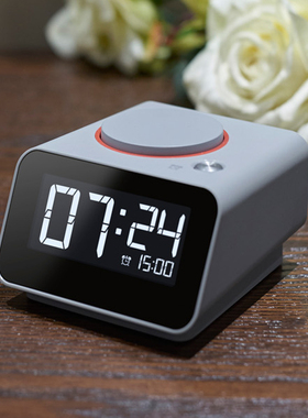 homtime美时C1mini w夜光床头闹钟学生简约家用创意贪睡大音量时