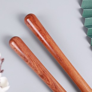 沙漠铁筋骨棒黄花梨敲打按摩棒实木擀筋棒木棍敲背T拍打棒健身棍