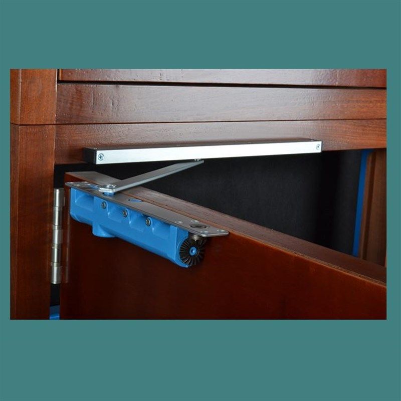 高端耐用凸轮式铸铁隐藏式暗藏闭门器 I推拉门双开双向停定闭门器